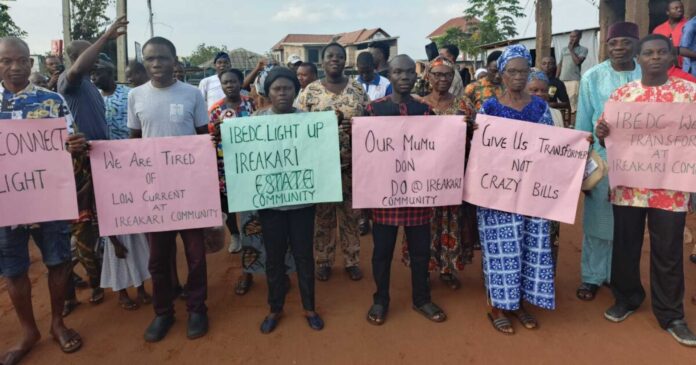 Ireakari Community Protest Power Supply