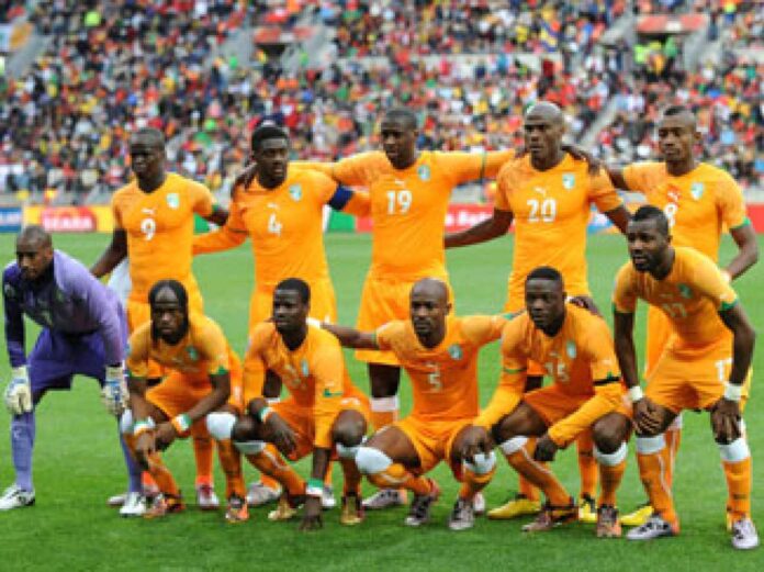 Ivory Coast Football Team Celebration