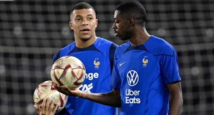 Kylian Mbappe, Ousmane Dembele Football
