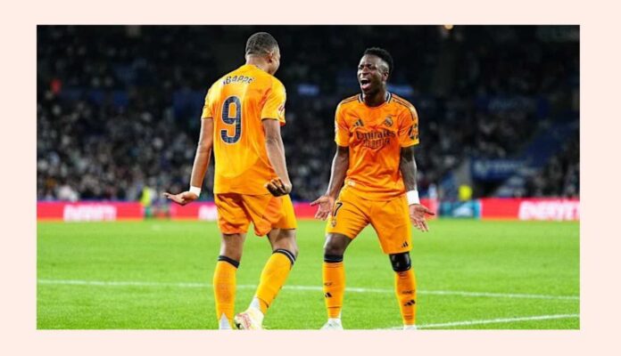 Kylian Mbappe Training Indoors With Real Madrid