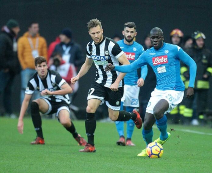 Napoli Vs Udinese Serie A Match