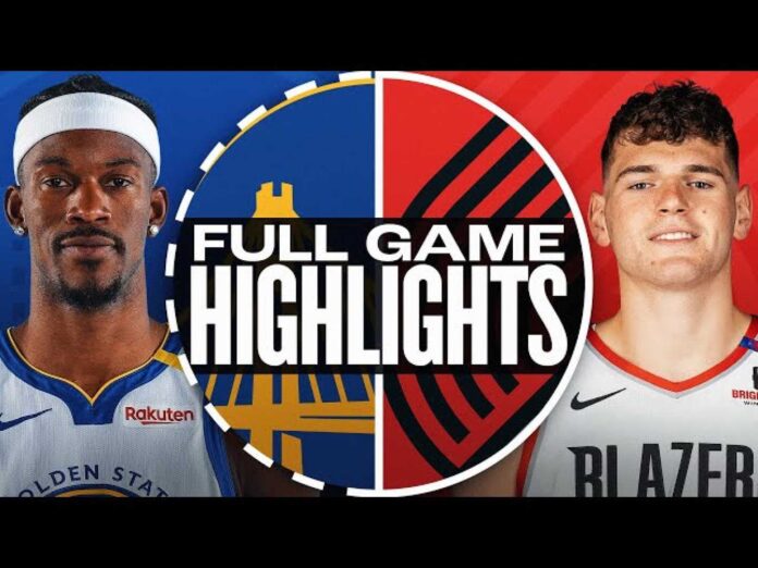 Nba Game Portland Trail Blazers Golden State Warriors
