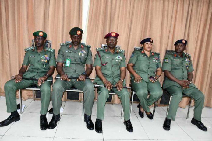 Nigerian Army Officers In Action