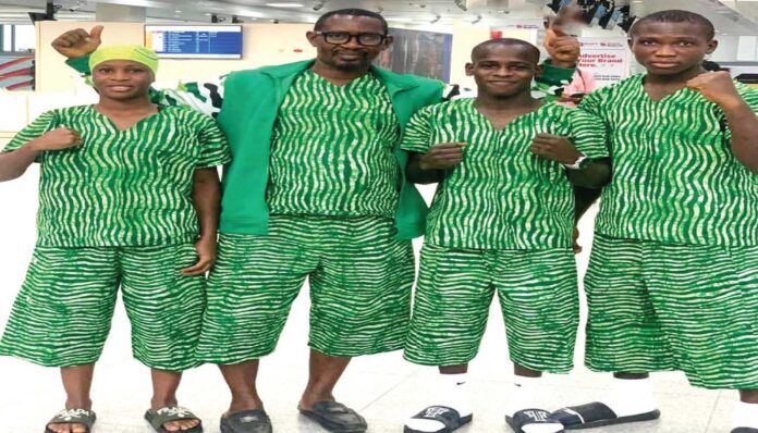 Nigerian Boxers Ayomide Mayowa Faruk Abijuwon