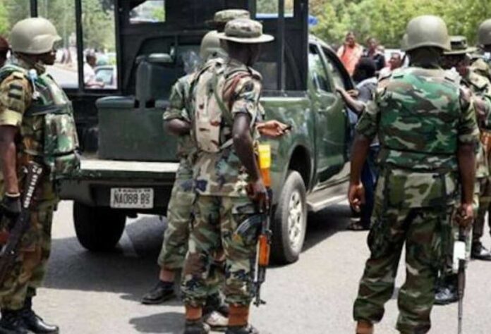 Nigerian Military Troops Christmas Celebrations