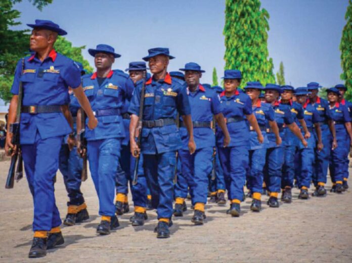 Nscdc Officers In Gombe For Christmas