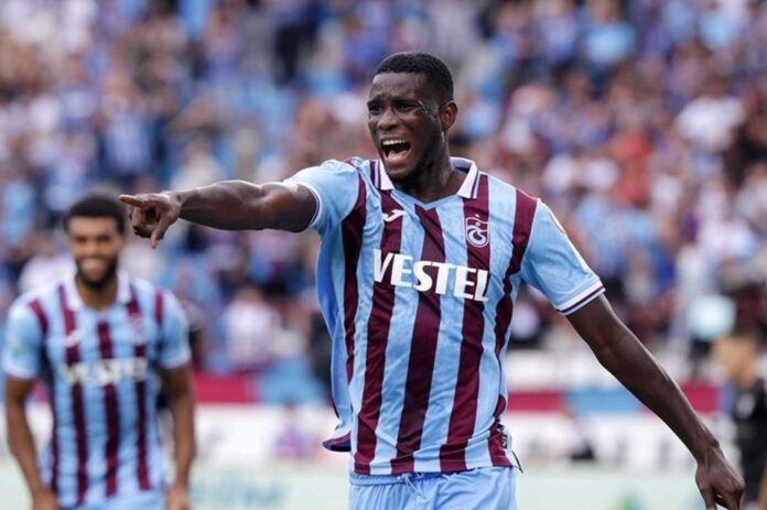 Paul Onuachu Playing For Trabzonspor