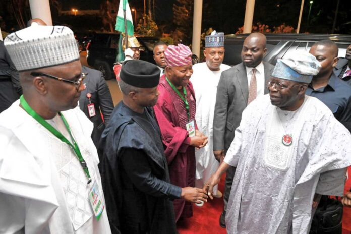 President Tinubu And Apc Committee Members