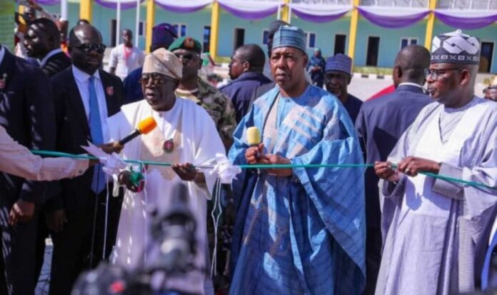 President Tinubu In Borno