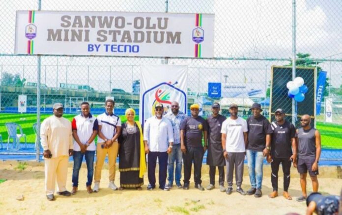 Sanwo Olu Mini Stadium Lagos
