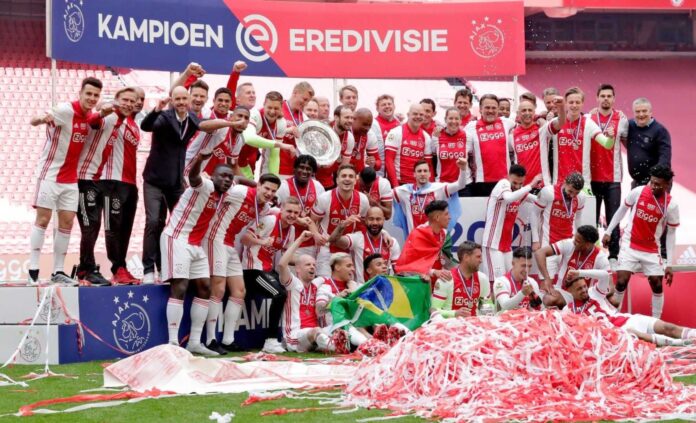 Ajax Football Team Celebration