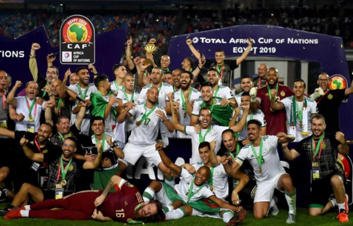 Algeria Football Team Celebration
