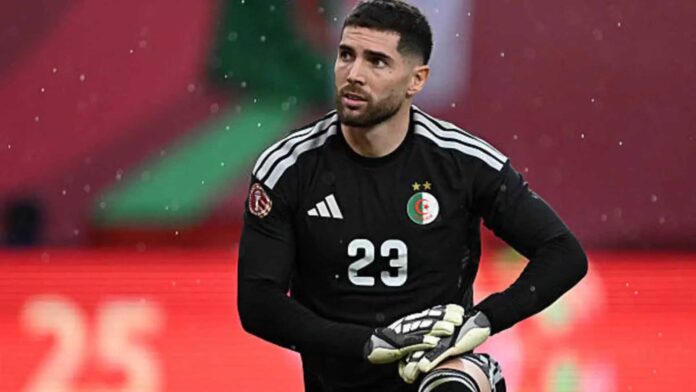 Algeria Goalkeeper Luca Zidane Africa Cup Of Nations