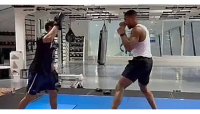 Anthony Joshua Boxing Training