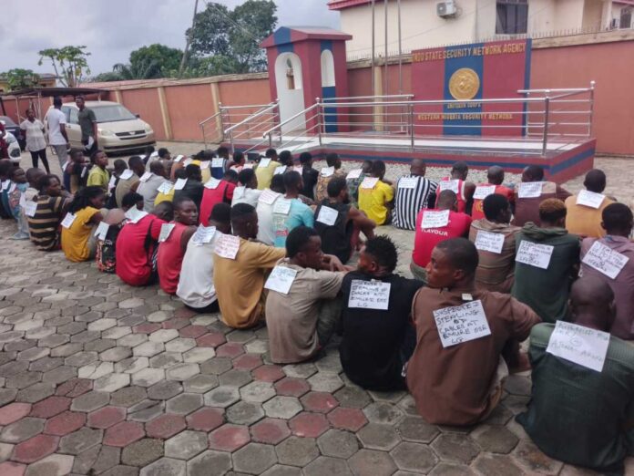 Arrested Suspects Theft Ondo State