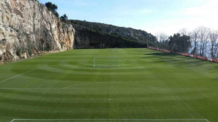 As Monaco Football Team Training