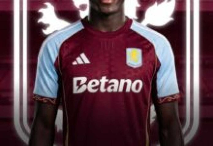 Aston Villa Logo And Brian Madjo