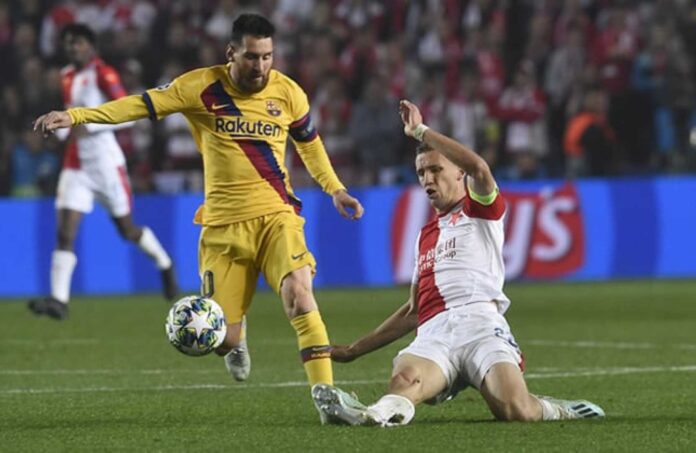 Barcelona Team Vs Slavia Prague