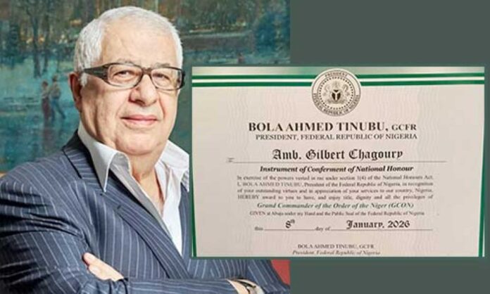 Bola Tinubu Gilbert Chagoury Medal