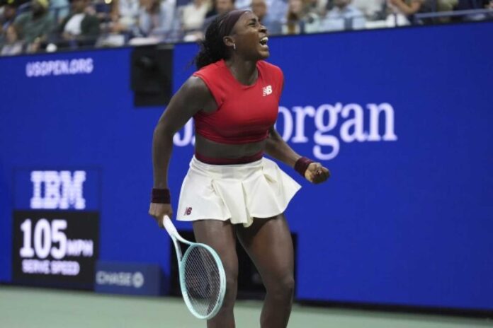 Coco Gauff Tennis Match