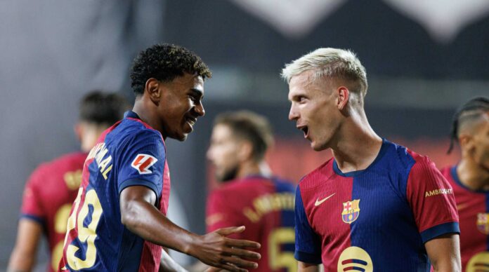 Dani Olmo And Lamine Yamal