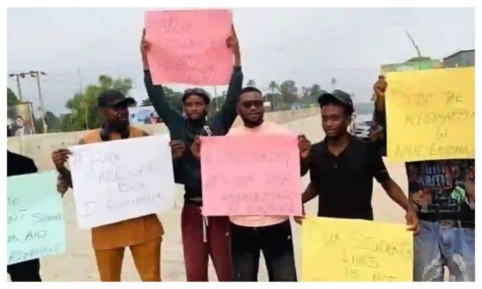 Edo State Ekpoma Violence Protest