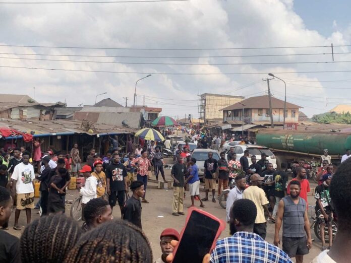 Ekpoma Protest Youths Chaos