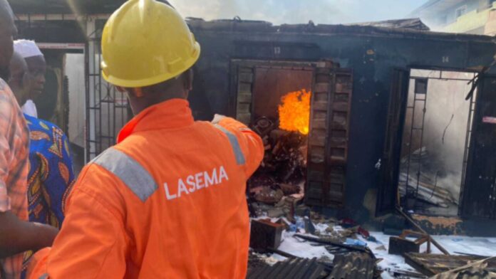 Fire Outbreak Ajegunle Lagos