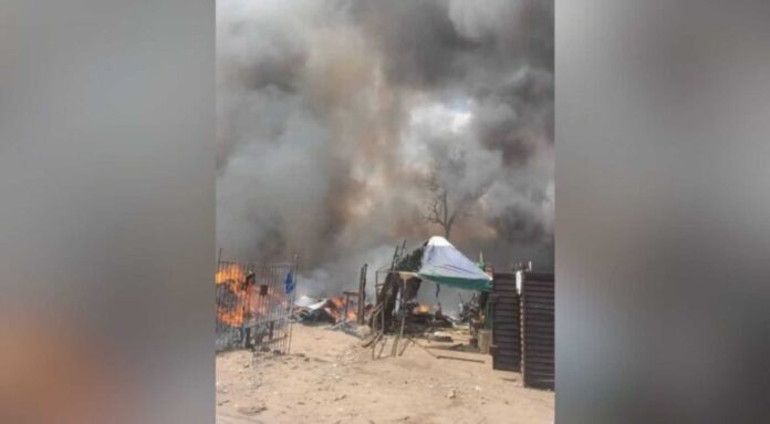 Fire Outbreak Recycling Abule Egba Lagos