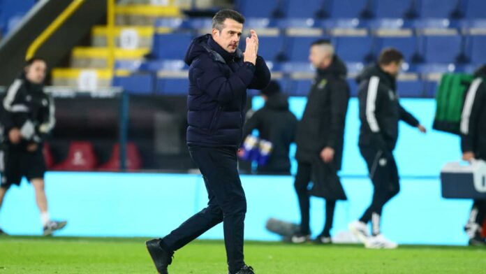 Fulham Coach Marco Silva With Players