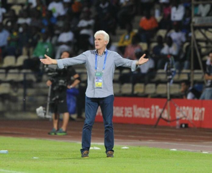Hugo Broos Coaching South Africa Football Team