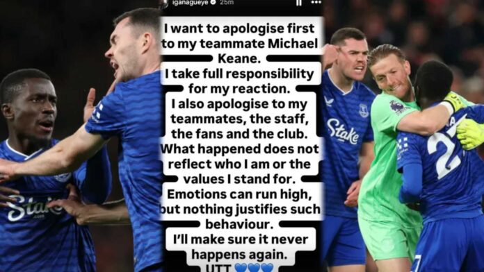 Idrissa Gueye Red Card Incident