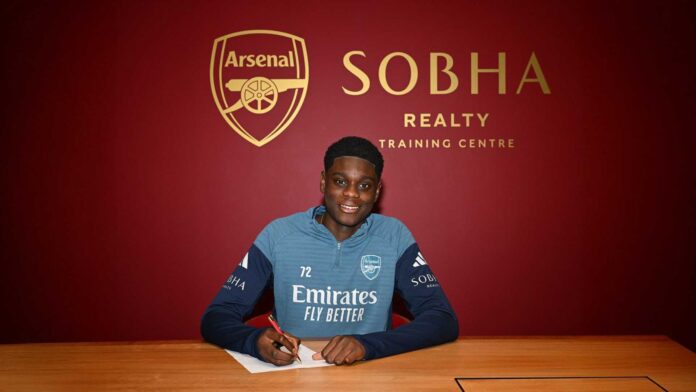 Ife Ibrahim Signing Contract Arsenal