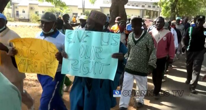 Kaduna Pensioners Protest