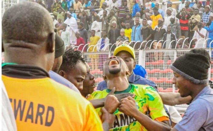 Kano Pillars Ahmed Musa Match Celebration