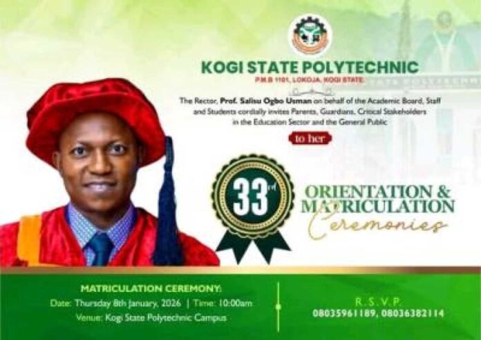 Kogi State Polytechnic Matriculation Ceremony