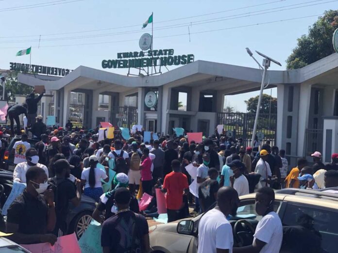 Kwara State Government House Protest