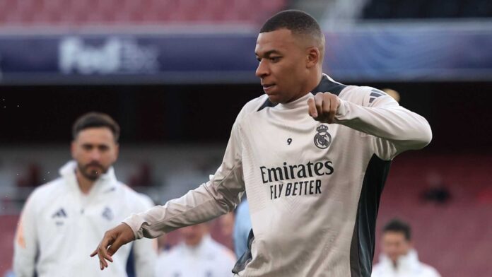 Kylian Mbappé Real Madrid Training