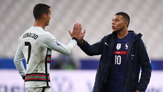 Kylian Mbappe Cristiano Ronaldo Football