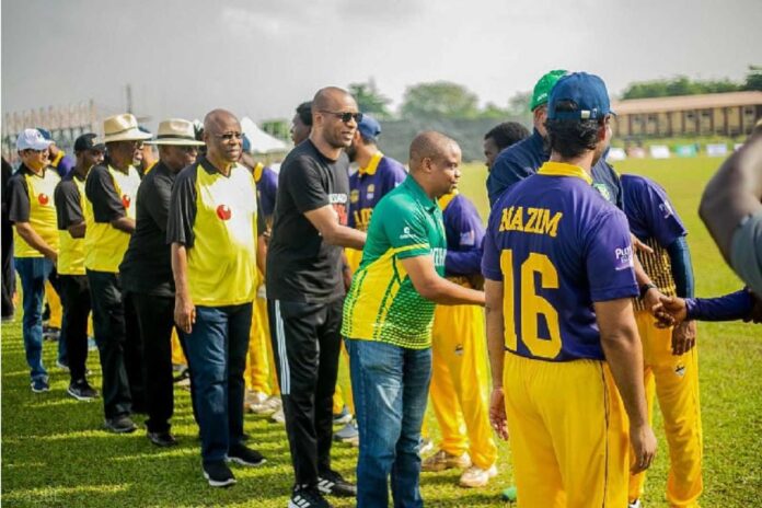 Lagos Cricket League Action