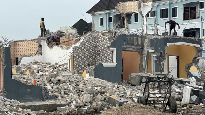Lagos Demolition Of Illegal Structures