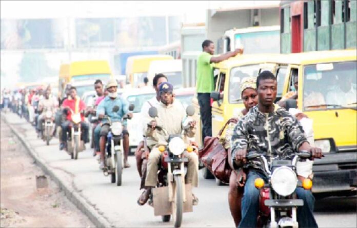 Lagos Motorcycle Enforcement Operation