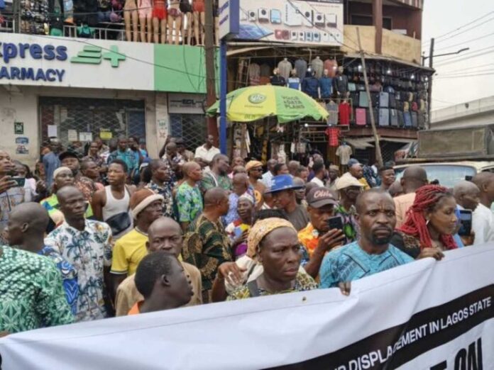 Lagos State Police Protest Makoko Demolition