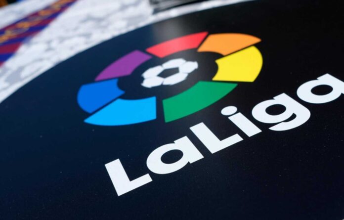 Laliga Logo And Illegal Football Broadcast