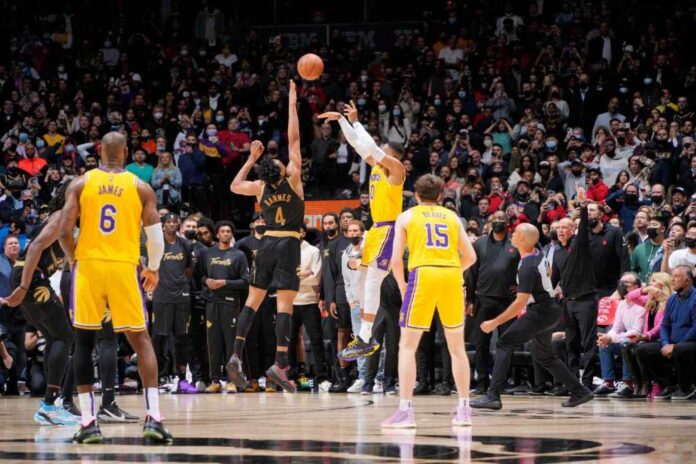 Los Angeles Lakers Vs Toronto Raptors