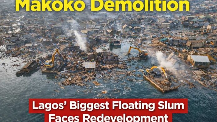 Makoko Floating Slum Demolition