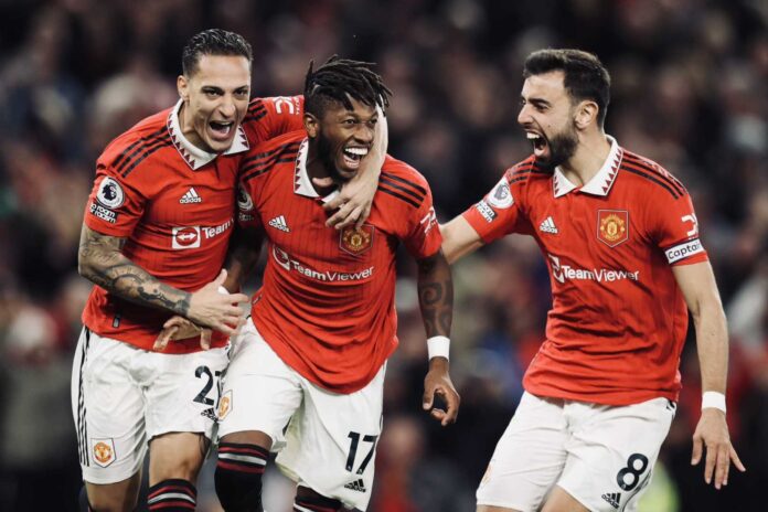 Manchester United Players Celebrating