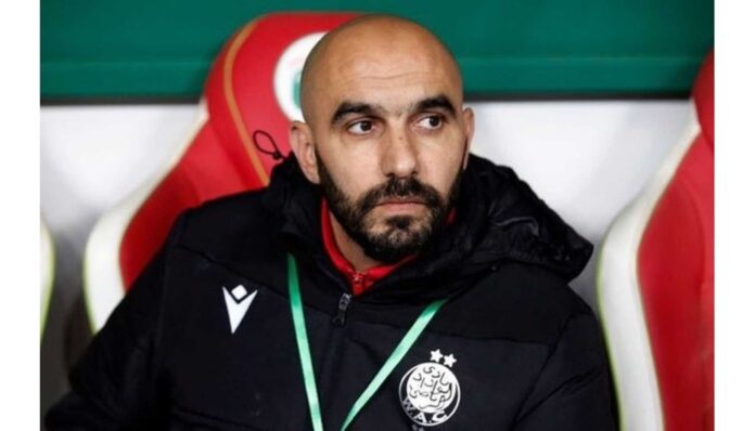 Morocco Coach Walid Regragui