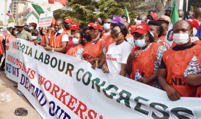Nigeria Commodity Exchange Workers Protest