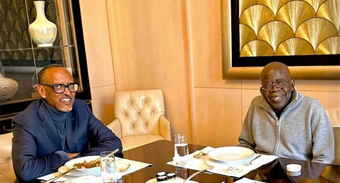 Nigeria President Bola Tinubu Rwanda President Paul Kagame